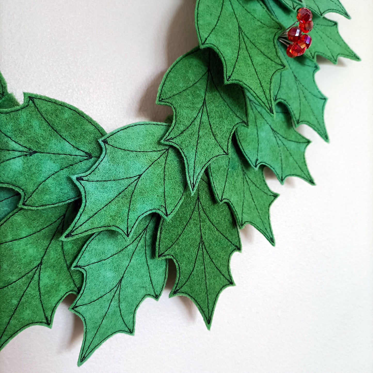 Holly Wreath - 35cm - Made to Order