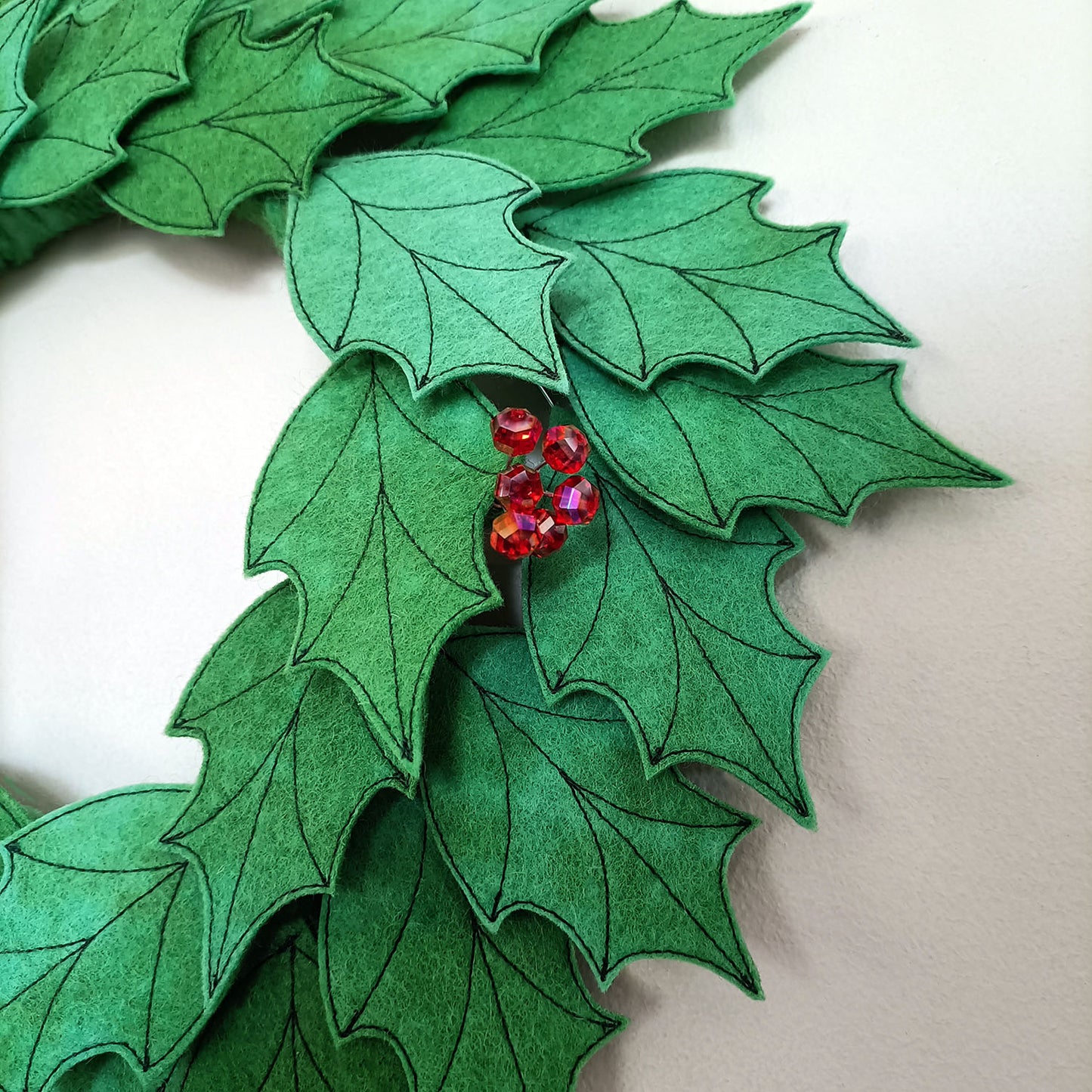 Holly Wreath - 35cm - Made to Order