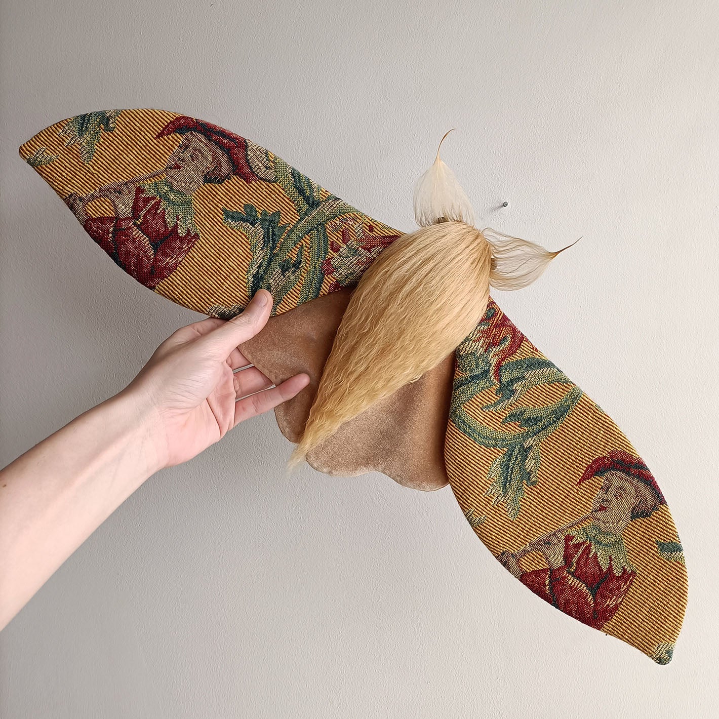 Big Bugle Boy Moth decoration - 60cm/23.6in