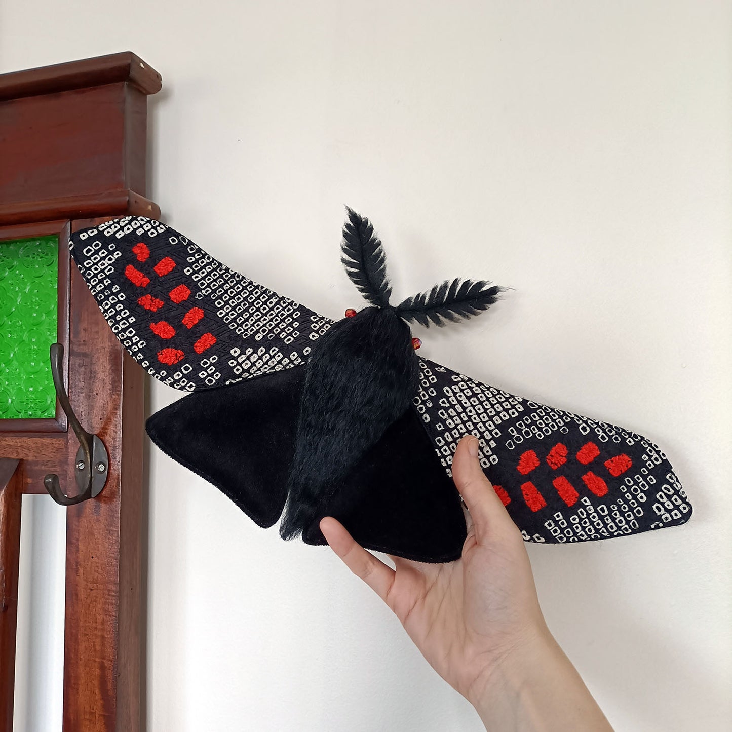 Mothman Moth decoration - 41cm/16in