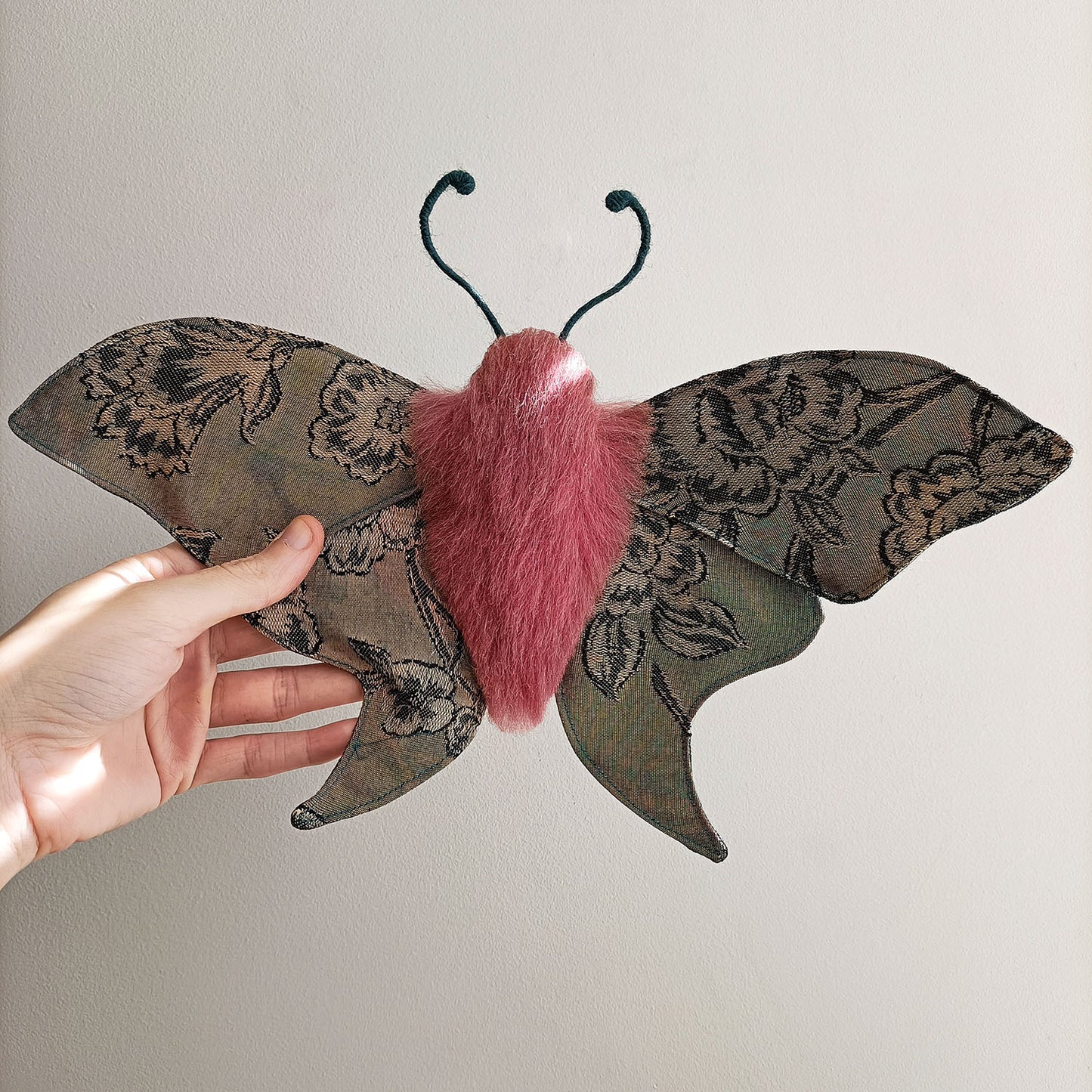 Umeshu #8 Moth decoration - 40cm/15.5in