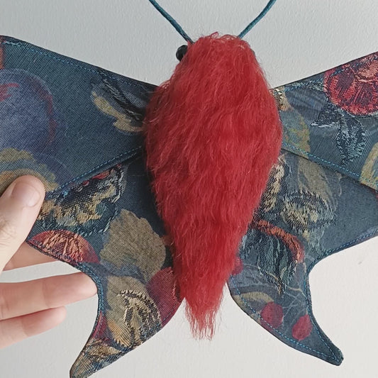 Umeshu #6 Moth decoration - 40cm/15.5in