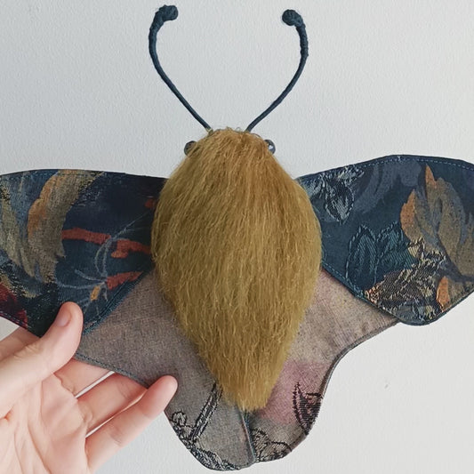 Umeshu #2 Moth decoration - 40cm/15.5in