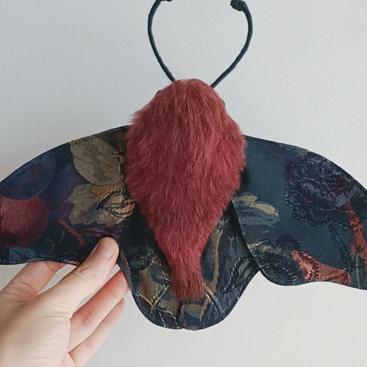 Umeshu #4 Moth decoration - 40cm/15.5in